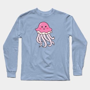 Cute Jellyfish Doodle Long Sleeve T-Shirt